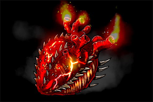 You have the heart of a dragon, literally. 